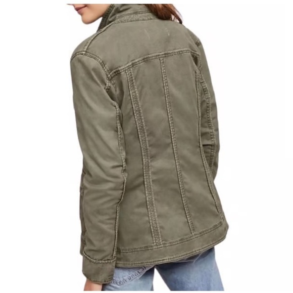 Anthropologie Olive Green Military Button Boho Jacket Women’s Size S Y-20 - Picture 3 of 12